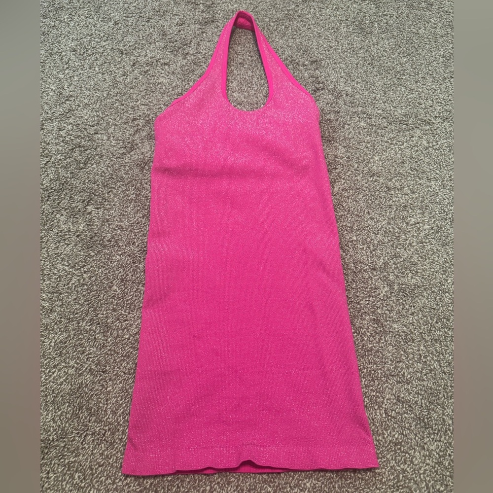 Bombshell Shimmer Seamless Dress Pink NWOT